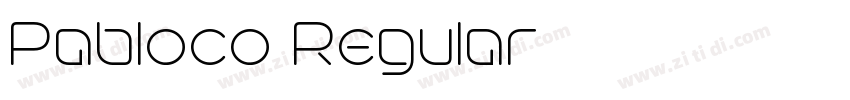 Pabloco Regular字体转换 Pabloco Regular字体转换